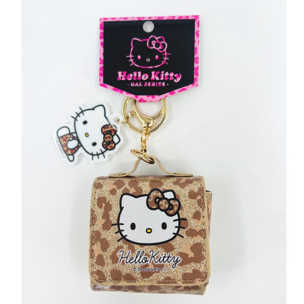 Sanrio Hello Kitty Mini Multi‎ Pouch Charm Leopard Gogo Gal Series Japan Y2K NEW